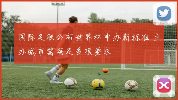 国际足联公布世界杯申办新标准 主办城市需满足多项要求